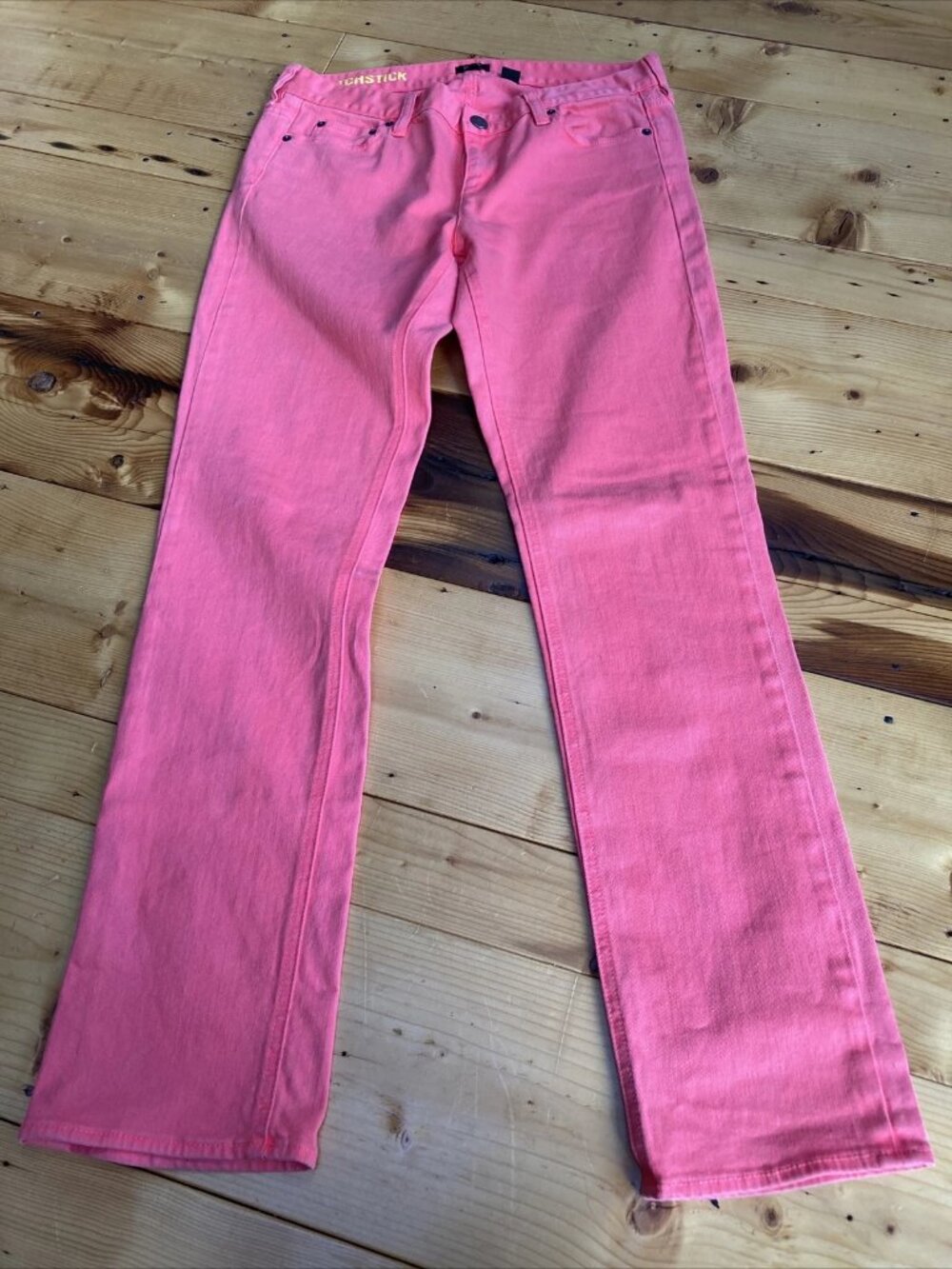 EUC J. Crew Matchstick Stretch Skinny Jeans in Coral Size 30